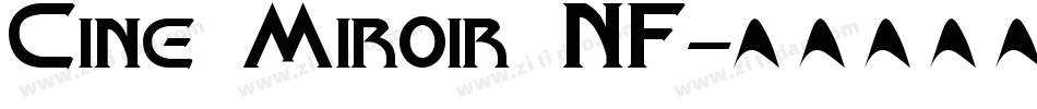 Cine Miroir NF字体转换
